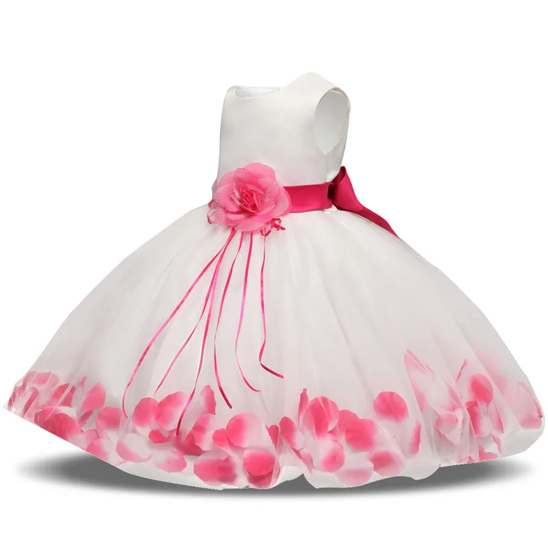 Платье на крестины для новорожденных девочек тюлевые Свадебные платья маленьких