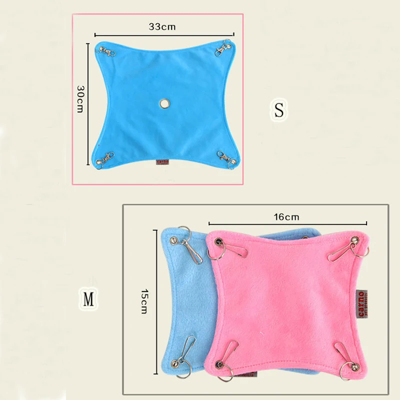 Теплый плюшевый тканевый хомяк гамак для шиншиллы морская свинка кролик