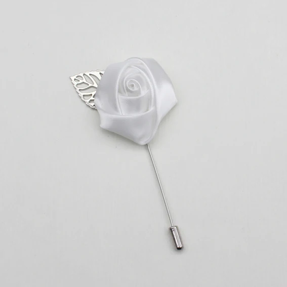 02 Brooch Pins 12 шт./лот атласная Броши Для мужчин/Для женщин Брошь контакты костюмы украшения Значки для Для мужчин брошь для Костюмы Аксессуары 16 Цвета - Окраска металла: 02 Brooch Pins