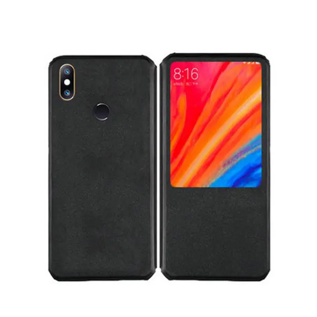 Чехлы-флип для Asus Zenfone Max Pro M1 ZB602KL X00TD чехол из искусственной кожи чехол с окошком для просмотра флип-чехол для Asus Zenfone Max Pro M1 - Цвет: Черный