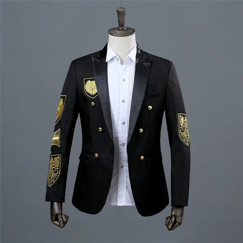 Черный блейзер тонкий мужской пиджак Heren Colberts Terno Masculino Slim Blaser блейзер|Пиджаки| |