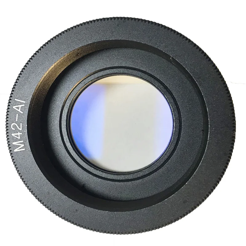 Кольцо адаптер для объектива Foleto M42 крепления Nikon со стеклом Infinity Focus DSLR Camera d3100 d3300