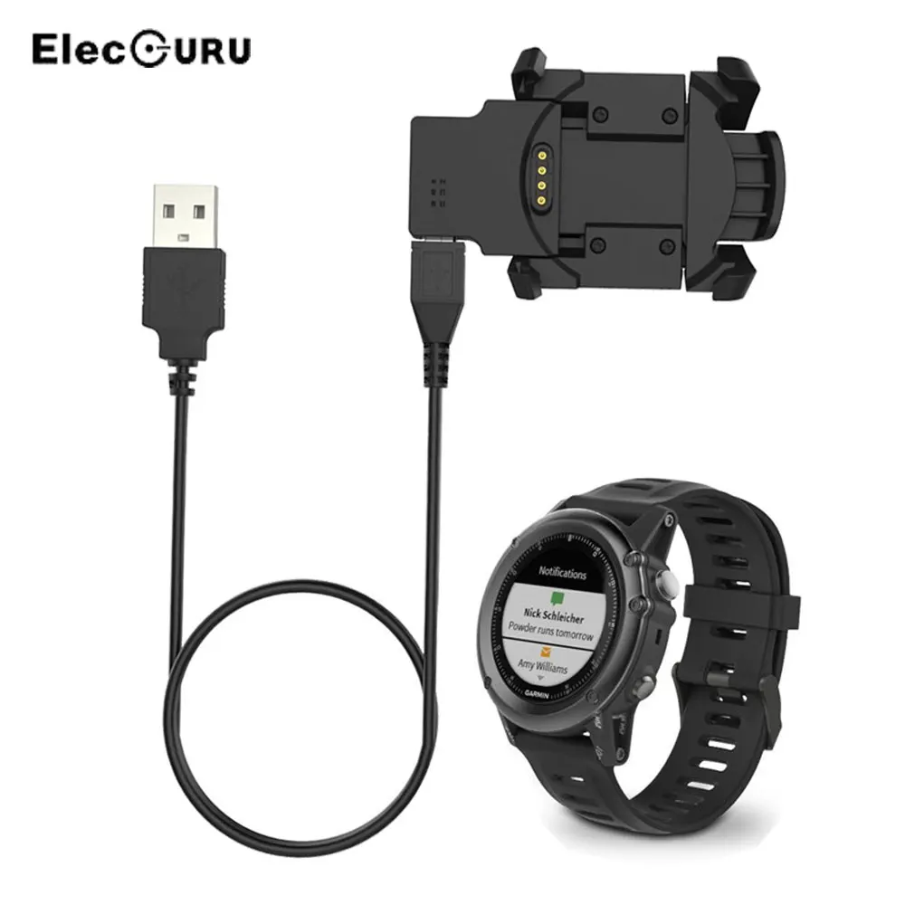 Зарядное устройство для умных часов Garmin Fenix 3/Fenix 3 HR/Quatix 3|sync cable|dock usbdock cradle |