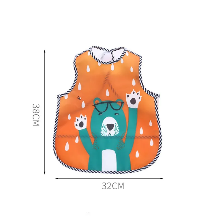 2019 New Waterproof EVA Baby Bibs Summer Kids Eating Burp Cloth Children Painting Cute Fox Bib Boys Girls Feeding Breastplate | Детская