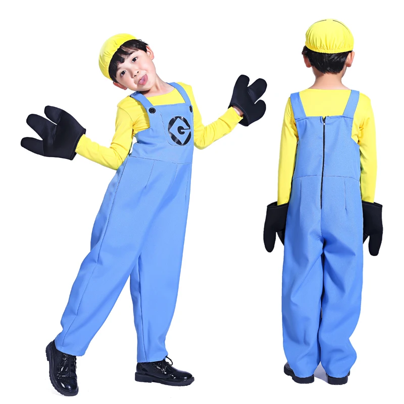 Костюм на Хэллоуин для мальчиков костюм маленьких желтых людей Гадкий я ролевая