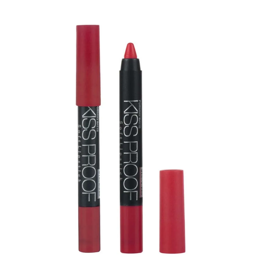 Menow матовый стойкая помада макияж длительный эффект пудровый мягкий Помады