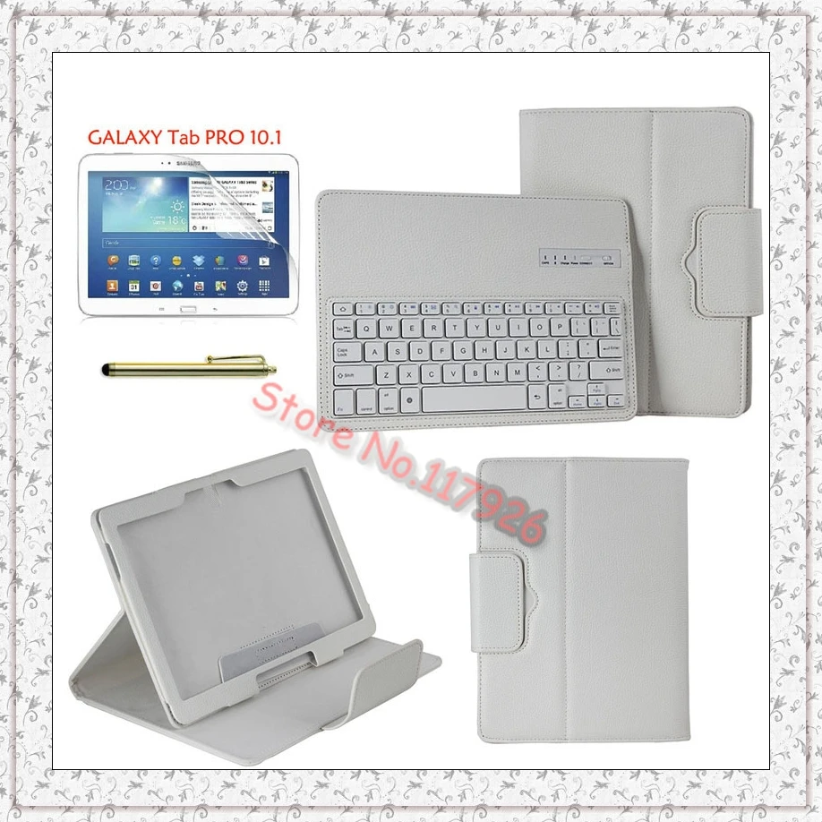 Съемный кожаный чехол для Samsung Galaxy Tab Pro 10 1 T520 T521 Note P600 P601 + ручка пленка|for samsung galaxy