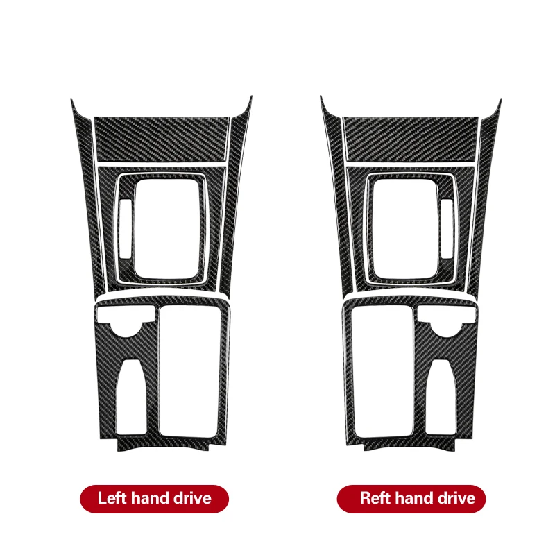 For Mercedes W204 C Class 07-13 Car Interior Trim Carbon Fiber Central Control Panel Decal Stickers accessories |