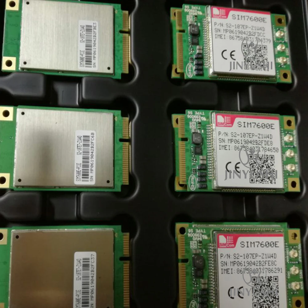 Jinyushi для SIMCOM SIM7600E мини pcie 4 аппарат не привязан к оператору сотовой связи cat1 B1/3/5/7/8/20/38/40/41 для Ближнего Востока и Африки/Корея/Таиланд
