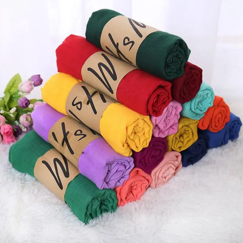 

20 Color Classic Autumn Scarves for Women Scarves and Wraps Fashion Warm Colorful Linen Female Lady Winter Shawl Scarves Foulard