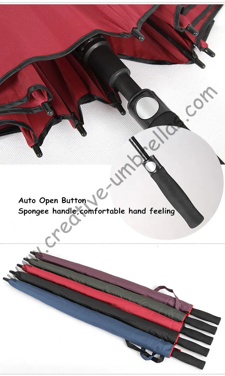 Зонт для гольфа диаметром 136 см профессиональные зонты автоматическое
