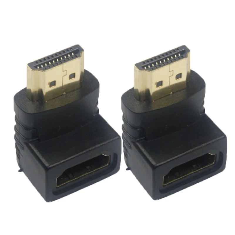 Фото 10 шт. разъем HDMI мужчины к женщине Кабель-адаптер конвертер Extender углом 90 градусов 10 шт. разъем HDMI мужчины к женщине Кабель-адаптер конвертер Extender углом 90 градусов