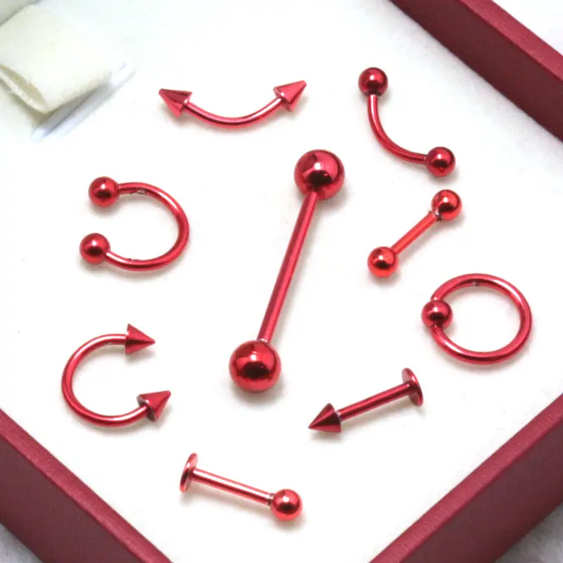 9 шт. украшения для пирсинга из нержавеющей стали|piercing body jewelry|body jewelrylabret lip |