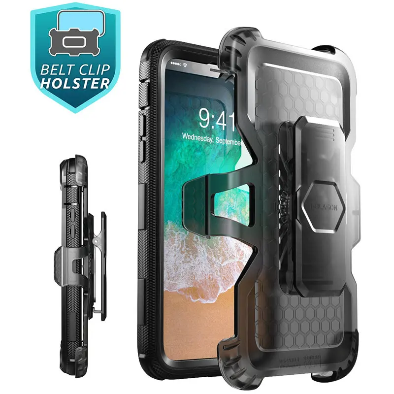 For iphone XR Case 6.1&quot i-Blason Armorbox Full Body Heavy Duty Shock Reduction with Built in Screen Protector &amp Kickstand | Мобильные