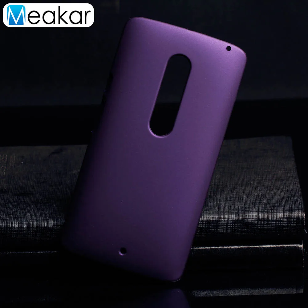 purple Матовая Пластик Coque 5.5For чехол для Moto X Play для Motorola Moto X Play Dual Xt1562 телефона чехол-лента на заднюю панель - Цвет: purple