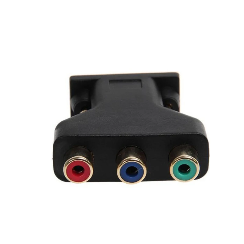 VGA 3 RCA адаптер RGB видео Женский HD 15 Pin Стиль компонентное разъем конвертер