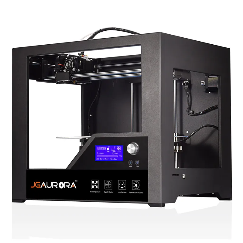 Создать Свой Собственный 3D Моделей JGAURORA Z 603S Экструдер Принтер Светодиодные Full