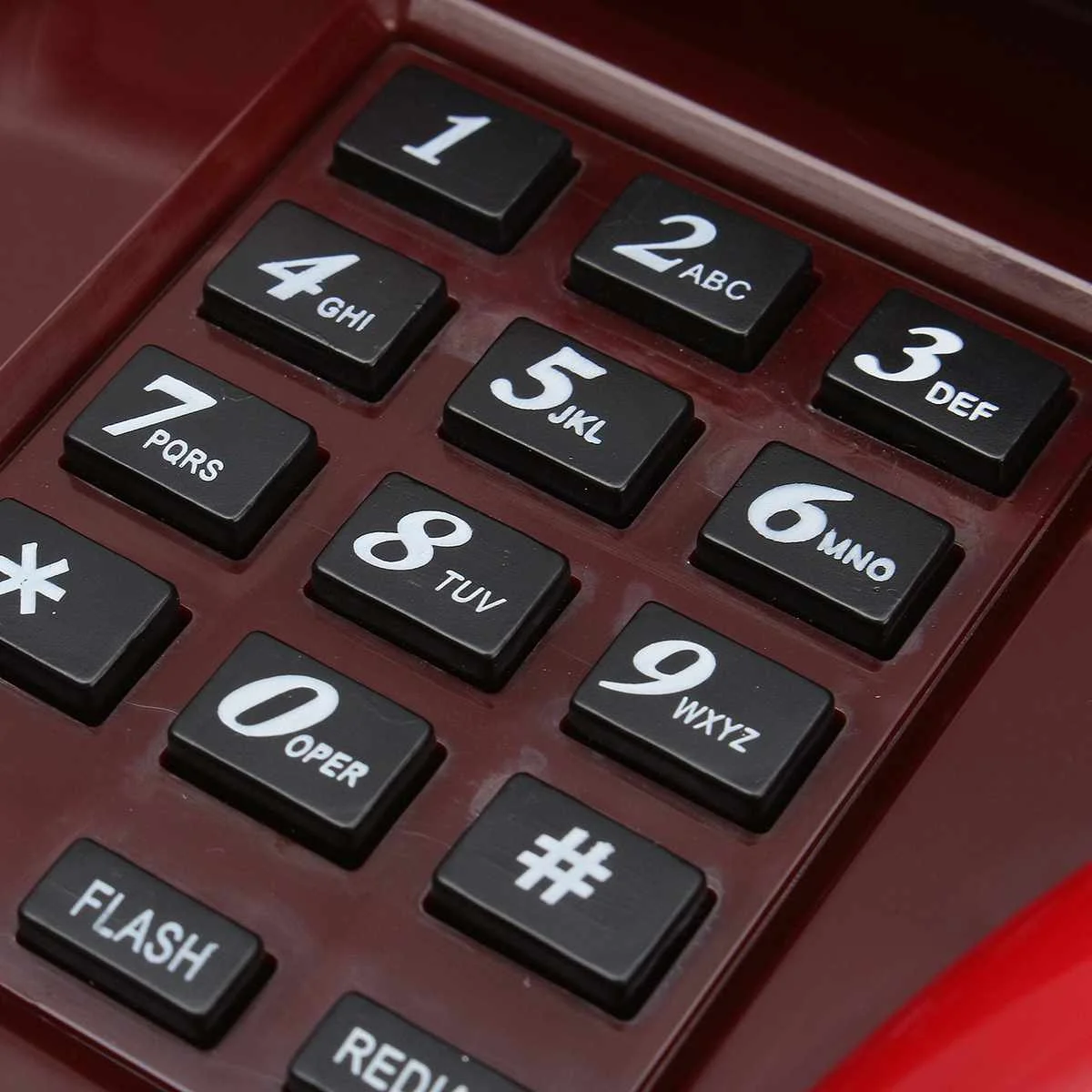 Мини телефон Red Lips Landline с громким ртом в стиле ретро забавный новинка проводной