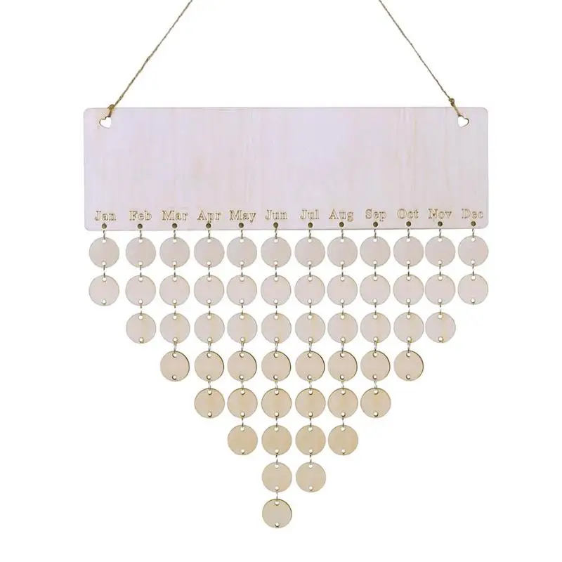 2019 г. самодельный деревянный календарь напоминание на день рождения специальная