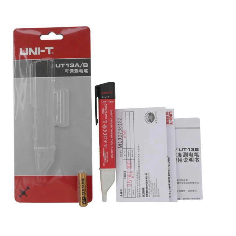 Детектор напряжения переменного тока тестер измеритель UNI T UT13B 50 1000 В ручка стиль