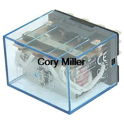 LY4J Катушка AC 220V 14 Pin 10A 28V DC/240V AC электронное Магнитное реле