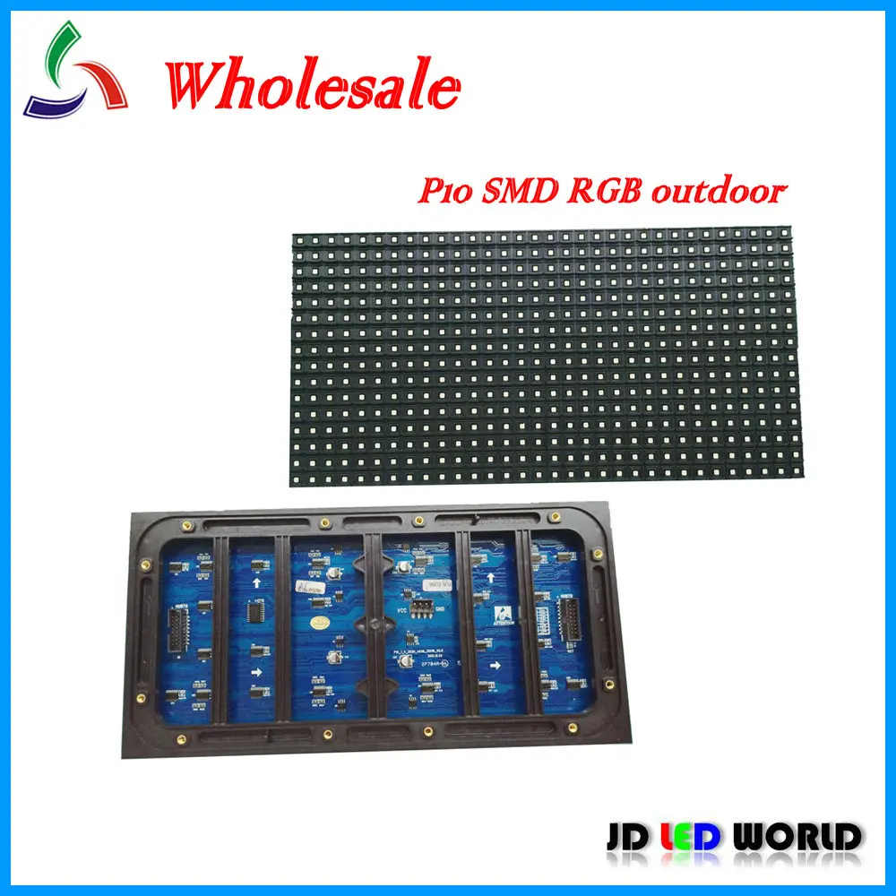 P10 наружная Водонепроницаемая SMD RGB 3in1full color видео светодиодный экран модуль 320 мм *