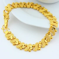 graceful womens bracelet yellow gold filled wrist chain