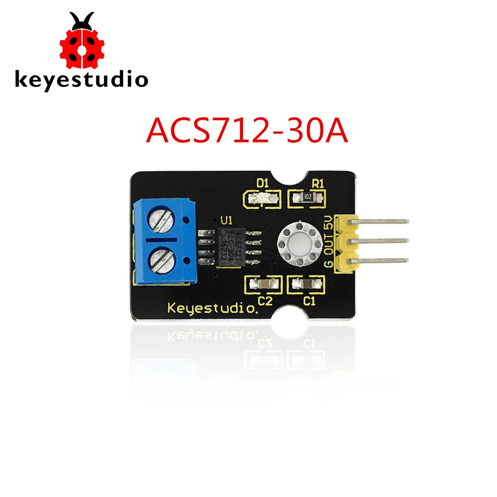 Бесплатная доставка! Keyestudio ACS712 30A Датчик тока для Arduino совместимый|Аксессуары
