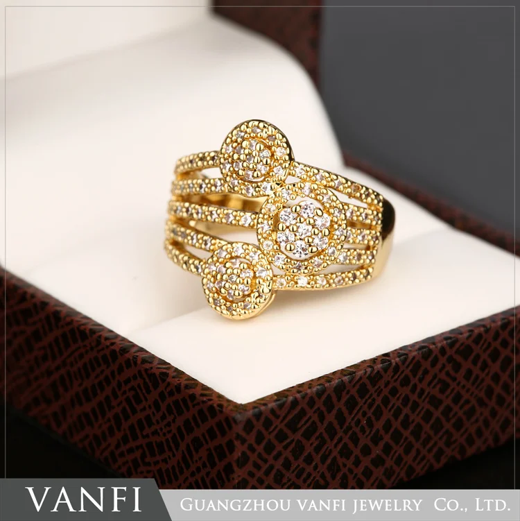 Новый стиль Блестящий Для женщин кубического циркония Винтаж bijoux Золото Цвет