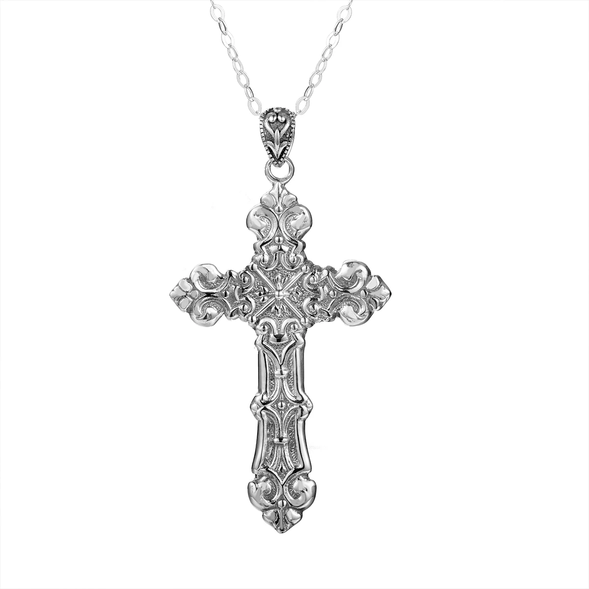 Кулон в виде Креста для мужчин и женщин из серебра 925 пробы|jewelry pendant|jewelry necklace