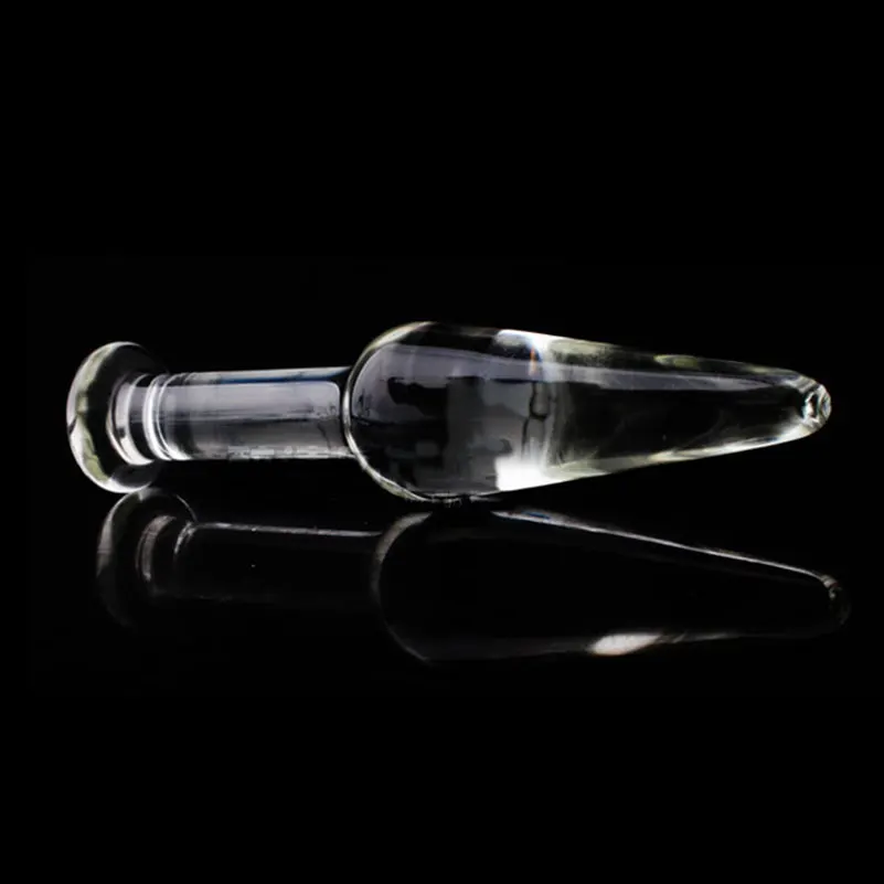 12x2.3cm pyrex glass butt anal plug Crystal dildo sex toys for women men gay adult female male masturbation products | Красота и