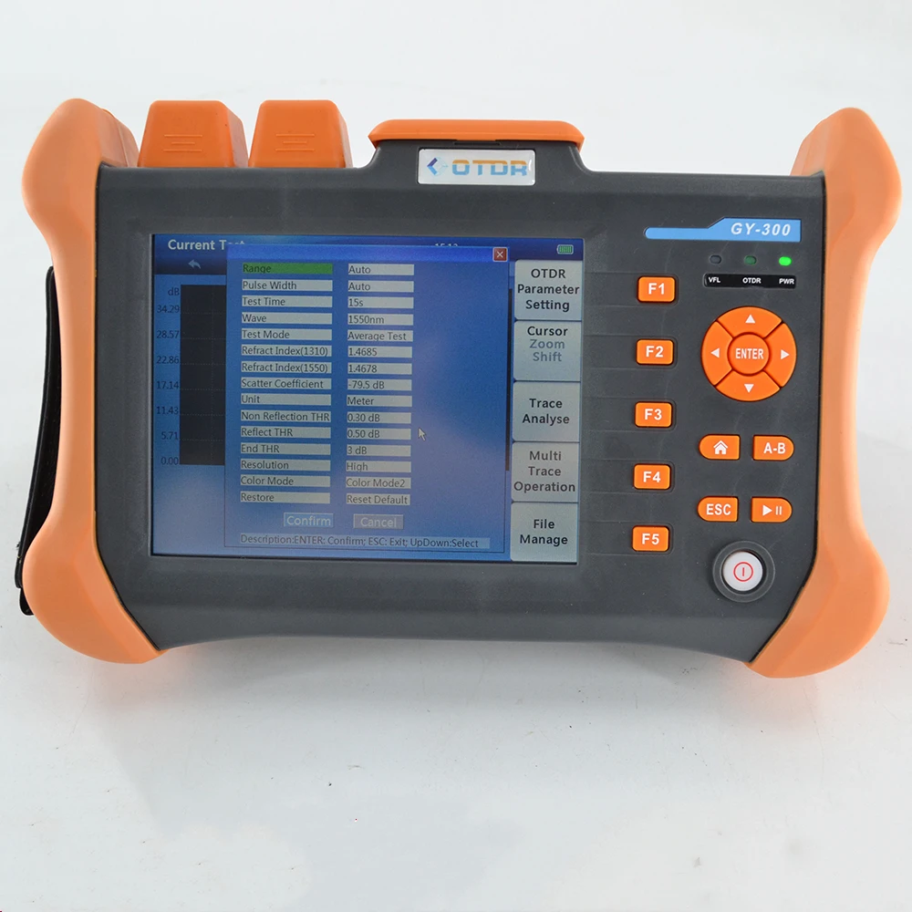 TMO-300-SM-B 1310/1550nm 32/30 SM оптический волоконно оптический рефлектометр тестер с 10 мВт VFL