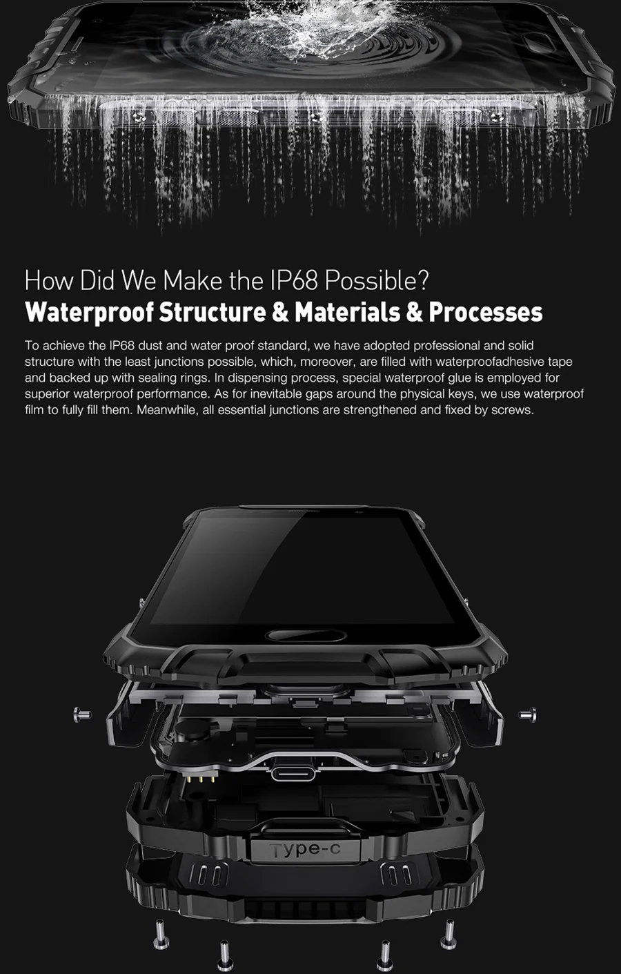 Ulefone Armor 2S 4G LTE мобильный телефон 2 Гб ОЗУ 16 Гб ПЗУ Android 7,0 MT6737T четырехъядерный 5," FHD IP68 водонепроницаемый мобильный телефон