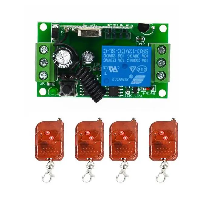 DC 12 V RF беспроводной пульт дистанционного управления Переключатель 1 канальный