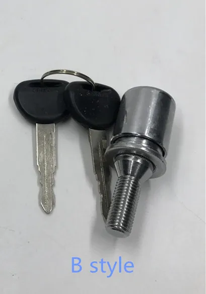 B style Soarhorse автомобиля запасное колесо замок с ключом для Mitsubishi Pajero montero V24 V31 V32 V33 V36 V43 V44 V45 V46 V73 V77 4G54 - Цвет: B style