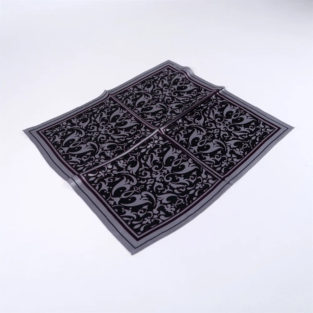 45x45 см мини модный женский шарф 100% шелковый квадратной формы в горошек шарфы