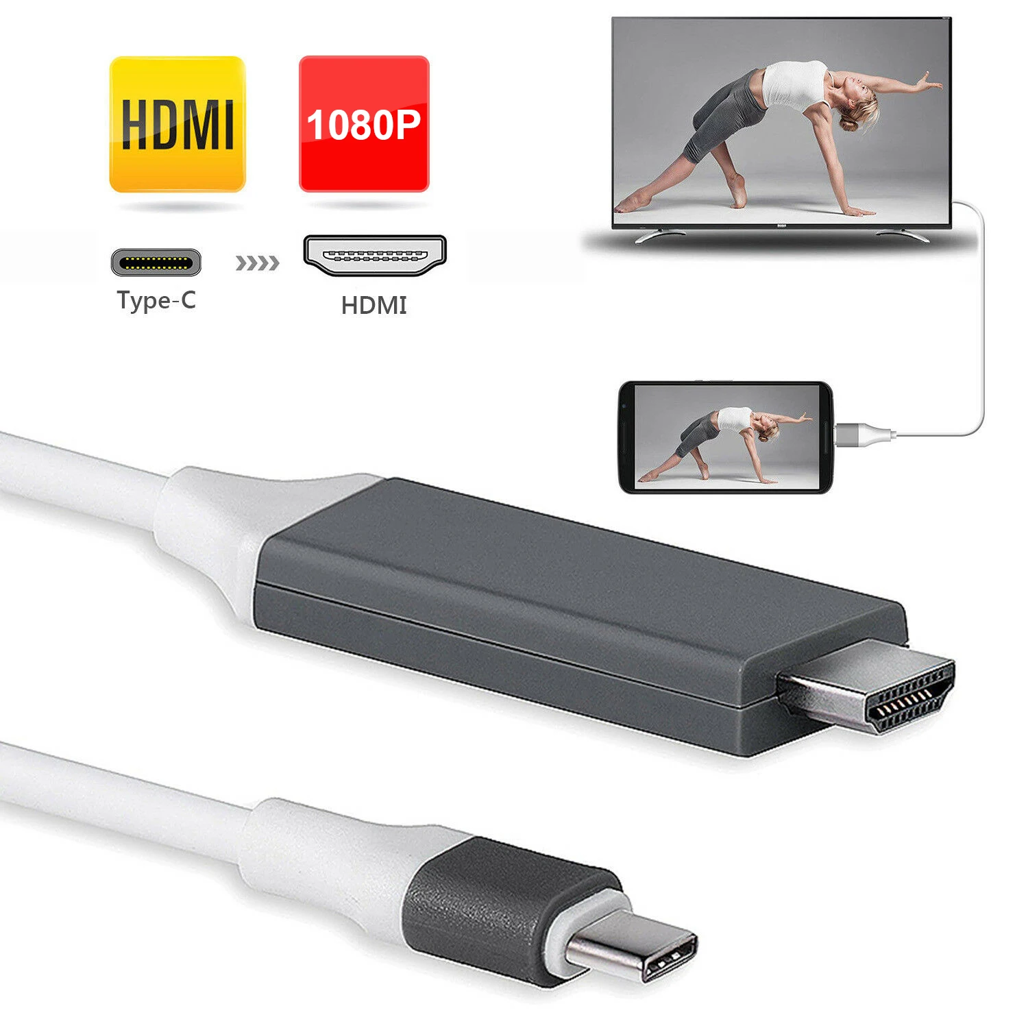 3 цвета 4K USB 3,1 type C к HDMI tv HD tv Аудио Видео av-кабель адаптер для MacBook Google ChromeBook для samsung Galaxy S8 S9