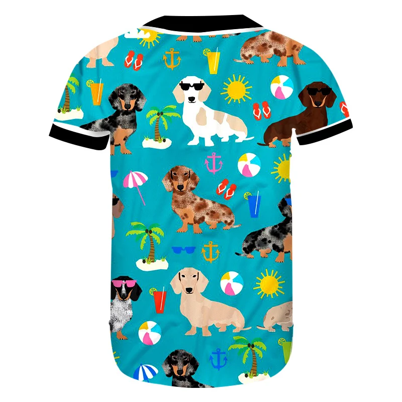 OGKB футболка 2018 Новинка весна-осень новое пальто куртка солнце собака 3D печать