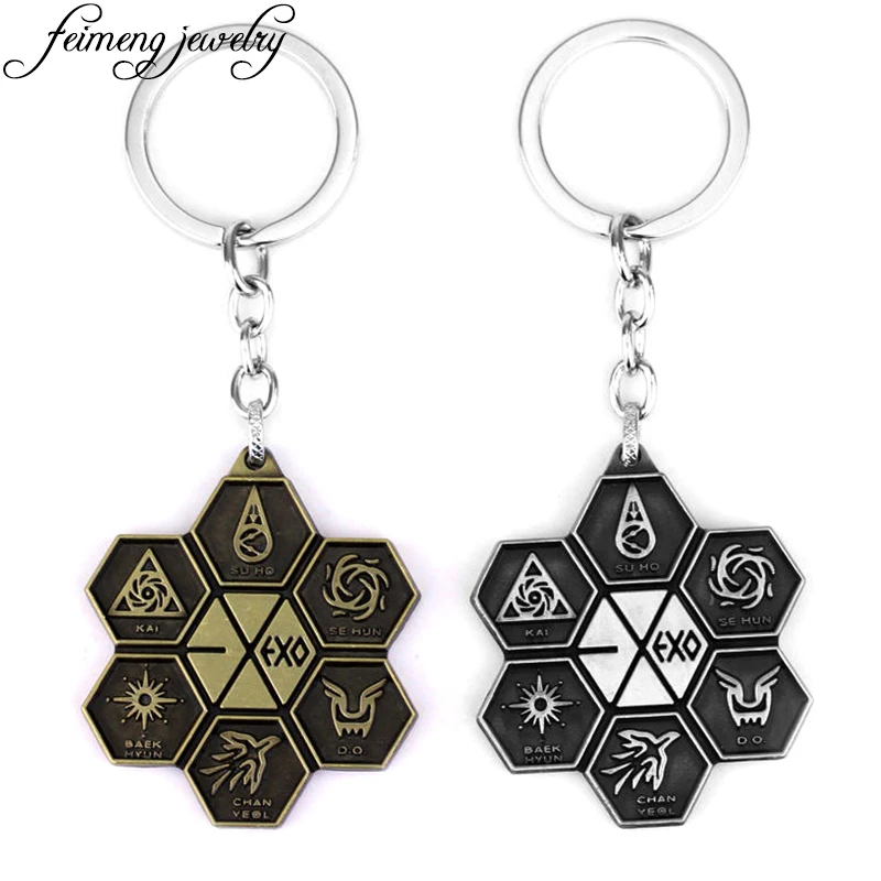 Популярный корейский международный музыкальный цепочка для ключей с символом