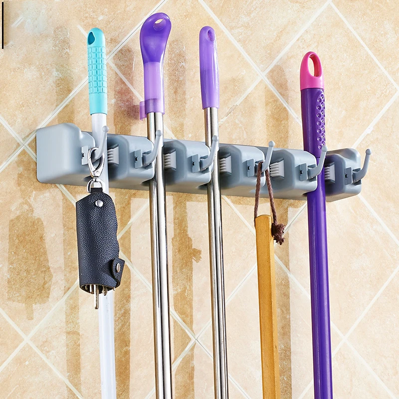 Многофункциональный волшебный пластиковый для швабры держатель