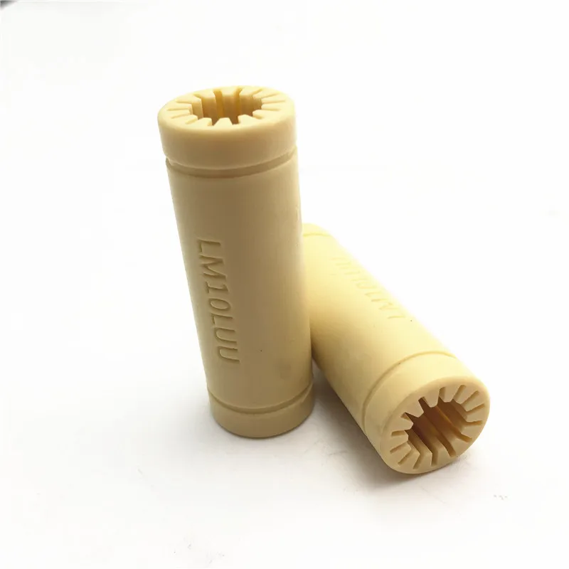 Funssor 1 шт. сплошной полимер LM10LUU линейные подшипники втулка LM10LUU 10 мм Prusa Mendel DIY CNC Motion LML10UU 10*19*55 мм