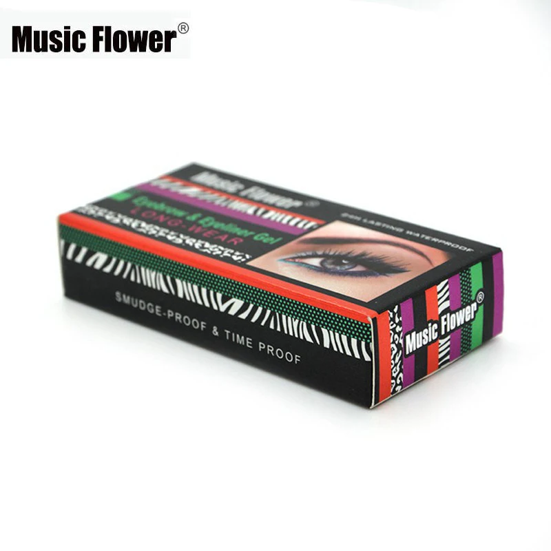 

Waterproof Eyeliner Gel & Eyebrow Powder Palette Makeup Cosmetic Kit Gel Eye Brow Enhancers With Brush 24 Hours Long-Lasting