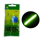 10 мешков 7.5X75MM Рыбалка светящаяся палочка трубка палочка зеленый Флуоресцентный светильник палка ручной стабилизатор для рыбалка поплавок ночь поплавки люминесцентное свечение палочки