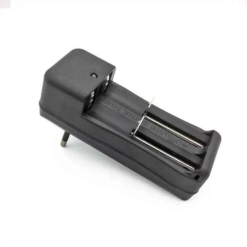 MJKAA 2Pcs 18650 2200mAh 3.7V Lithium Rechargeable Battery+ Charger EU AU Plug Universal Li-ion Batteries Chargers