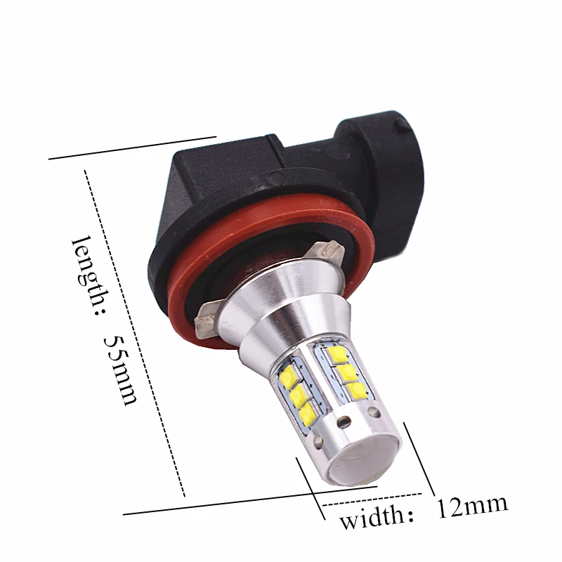 Комплект из 2 предметов высокого Мощность H8 H11 XBD 16SMD 80 Вт светодиодный лампы