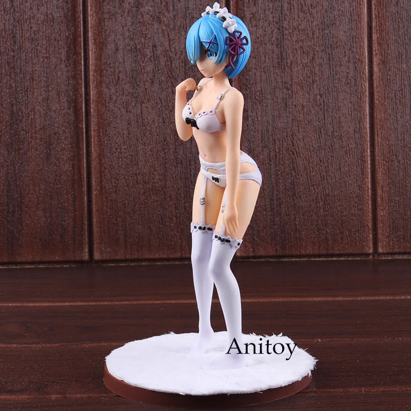 Re: жизнь в другом мире от Zero Rezero Rem нижнее белье Ver. 1/8 Масштаб ПВХ Аниме Фигурка Коллекционная модель игрушки