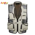 Мужской жилет с множеством карманов, сетчатый мешковатый жилет без рукавов с множеством карманов, повседневная весенняя куртка для фотосессии
