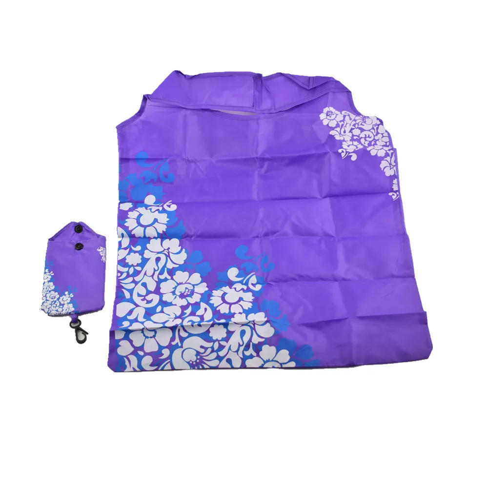 Квадратный Карманный Хозяйственный Мешок синий и белый фарфор экологичный