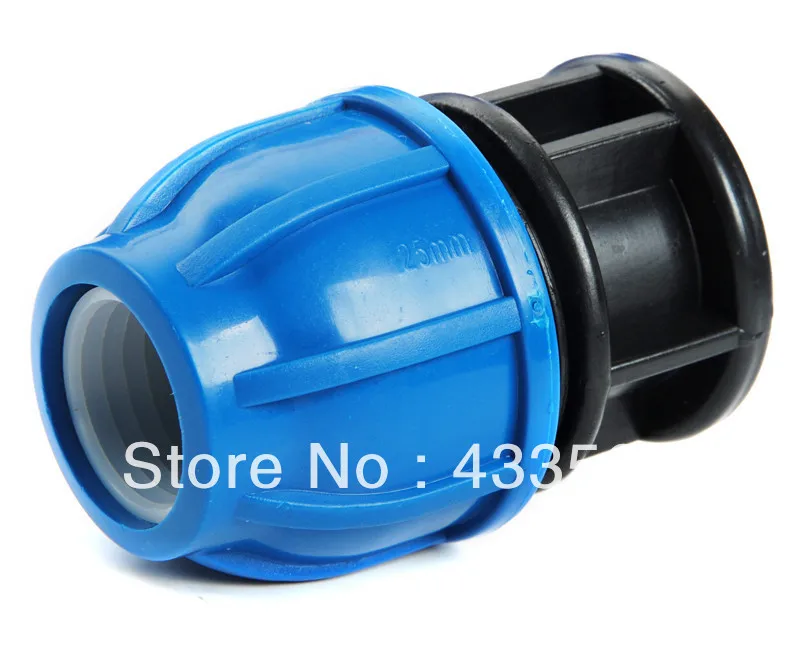 Качественные PP компрессионные фитинги торцевой крышки с круглой крышкой Размер