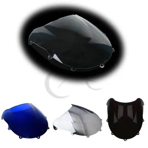 

Dual Bubble Windshield Windscreen For SUZUKI GSXR600 GSXR 750 1996-1999 97 98